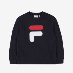 Fila Big F Logo One-on-one - Poikien T Paita - Laivastonsininen | FI-39799